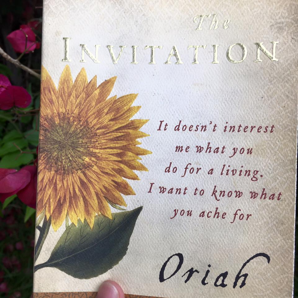 The Invitation, a book I discovered through Synchronicity.