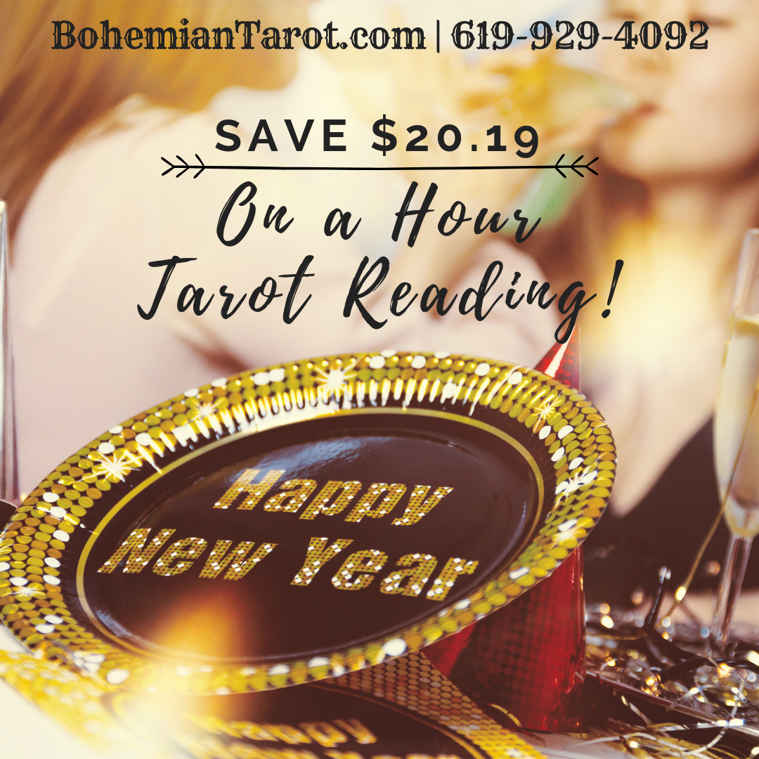 New Years Tarot Reading SAVE $20.19 for 2019
