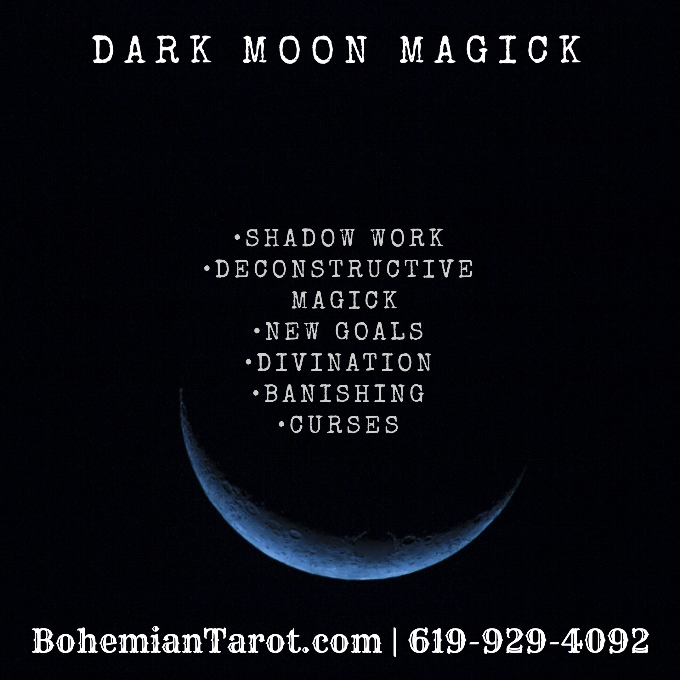New Moon Magick for the Dark Moon
